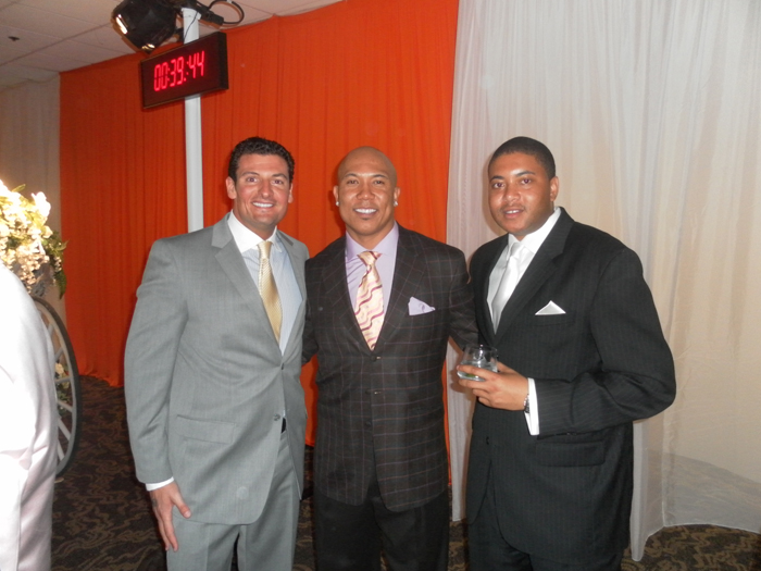 Here is Joel with Hines Ward