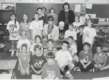 This is a picture of me with students from a West Virginia school